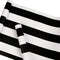 Peel and Stick Vinyl Black and White Striped Wallpaper - Self Adhesive Stripe Shelf Liner for Dresser Drawer Cabinets