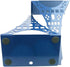 Winterworm Stylish Modern Paris Eiffel Tower Metal Decorative Bookend, Blue, Book Organizer for Home Office