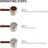 53mm Espresso Puck Screen and Circlip Kit, Replacement for 9Barista Espresso Machine, Reusable Stainless Steel