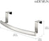2 Pack mDesign Steel Over Door Curved Towel Bar Storage, Hanger for Cabinet or Cupboard, Holder Rack for Kitchen