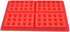 JKLcom Silicone Waffle Mold 4 Cavities Baking Tray for Waffle Cake Chocolate Craft Candy Soap, 2 Pack, Square