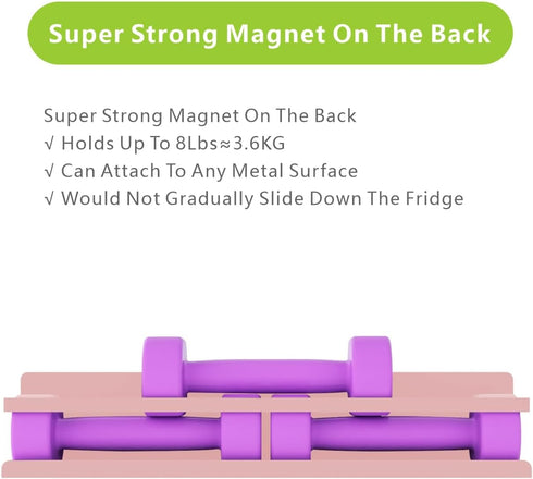 24 4 Pack Magnetic Spice Rack with Jars Magnetic Spice Rack for Refrigerator Spice Jars with Label Magnetic Shelves