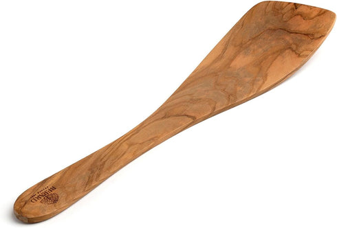Handcrafted Curved Spatula, Brown by Berard 66475 French Olive-Wood