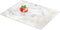 Tempered Glass Cutting Board with White Gold Marble for Kitchen, 16"x 12" Glass Chopping Board, Dishwasher Safe