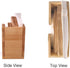 Unibene Bamboo Coffee Filter Holder, Storage Container Dispenser Rack for Aeropress, Chemex, Hario V60, Melitta Filters