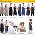BIGHAS Adjustable Bib Apron with Long Ties, 18 Colors Chef Kitchen Cooking