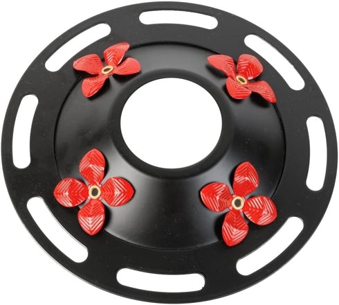 WOSIBO Metal Top Hummingbird Feeders Base Cover, Replacement Part for Hummingbird Feeders (Black)