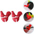 Spoon Rest Rooster Pot Clip: 2pcs Silicone Pot Clip, Cooking Utensil Holder for Pot Lid Holders