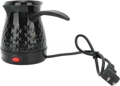 Ejoyous Electric Coffee Maker, 600ml Stainless Steel Turkish Coffee Pot with Removable Handle for Home & Travel