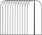 Dress Bags for Hanging Clothes - 12 PCS Transparent Waterproof Dustproof Garment Bags for Long Dresses, Costumes,