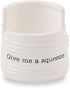 Mud Pie Give Me A Squeeze Sponge Caddy, White 3" x 3"