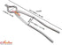 Stainless Steel Roasting Net Set of 2 with Tong, Both Sided Roaster Rack for Papad, Rotis, and Parathas