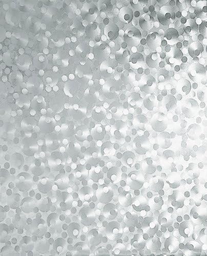 d-c-fix 346-0276 Self-Adhesive Privacy Glass Window Film, Pearl, 17" x 78" Roll