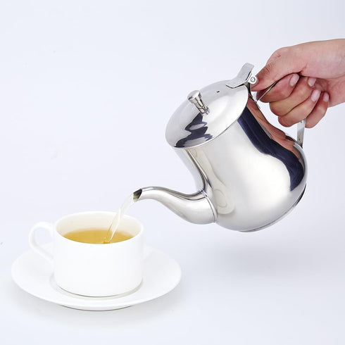 SANQIAHOME 570ml (20Oz) Stainless Steel Small Teapot