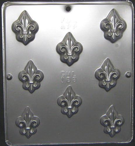 Molds N More Chocolate Candy Mold, Fleur de Lis, Model 188