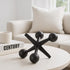 7" 5" Black Metal Jacks Decorative Object Abstract Sculpture Modern Home Decor Ornament Shelf Styling & Coffee Table