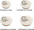 Bath Tub Drain Stoppers, 4 Pieces Rubber Sink Bathtub Plug Seal with Hanging Ring for Kitchen Bathroom Laundry