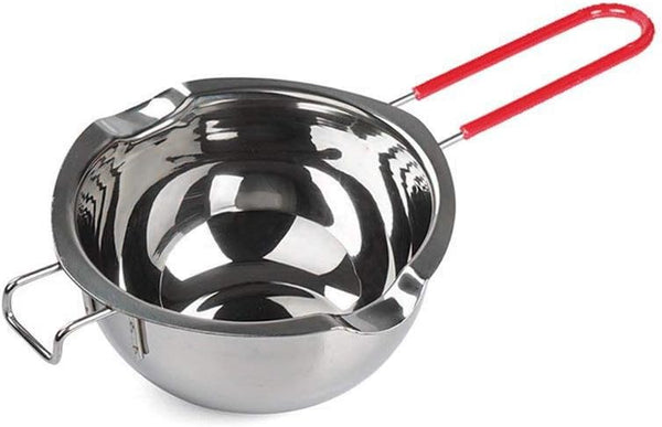 Stainless Steel Double Boiler Pot, Heat Resistant Handle for Melting Chocolate, 2 Cup Capacity