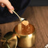 Stainless Steel Sugar Bowl Spice Jar Storage Pot with Lid and Spoon
