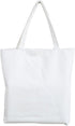 Music Notes Handbag Canvas Tote Bag, Reusable Grocery Bag for Women and Girls, White Shopping Bag Gift