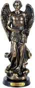 Pacific Giftware St. Gabriel Archangel Messenger Figurine, 8 Inch Tall with Wooden Base and Brass Name Plate