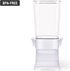 Double Cereal Dispenser - Large Countertop Storage Containers for Pantry Dry Food, 2PC