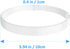 5 Pack Rubber Gaskets Replacement Seal for Nutri Ninja Blender, White Ring for Auto iQ Pro Extractor, 3.94 Inch Gaskets