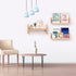 SAG's store Set 3 15.7" Floating Nursery Shelves - of Natural Wood Wall-Mounted Bookshelves for Kids Room, Baby Room