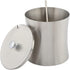 Stainless Steel Sugar Bowl Seasoning Jar with Cover Spoon, Condiment Pot for Salt, Sugar, Pepper, Kitchen Gadgets