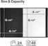 CRANBURY Small Photo Album 4x6 (Pink), 2-Pack Mini Plastic Picture Album Binder with Customizable Cover