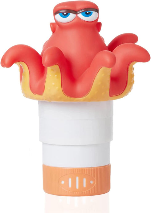 XY-WQ Chlorine Floater, Floating Pool Chlorine Dispenser (Octopus), Fits 1 and 3 Inch Tablets for Pools, Hot Tub