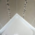 39 inch Water Barrier for Sink, Silicone Rubber Kitchen Splash Guard, Bendable Corner Dam for Countertop
