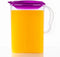 LocknLock Aqua 3 Quarts Water Jug with Handle, BPA Free Plastic Pitcher, Flip Top Lid, Purple for Teas and Juices
