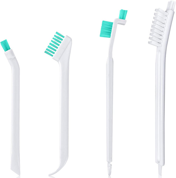 Small Cleaning Brushes Set, 4 PCS Tiny Detail Household Cleaning Tool for Window Track, Sliding Door, Kitchen
