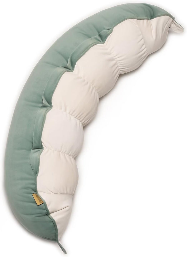 Peallow(Pat. Pend) Long Round Body Pillow for Adults, Bolster Pillow for Sleeping,