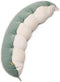 Peallow(Pat. Pend) Long Round Body Pillow for Adults, Bolster Pillow for Sleeping,