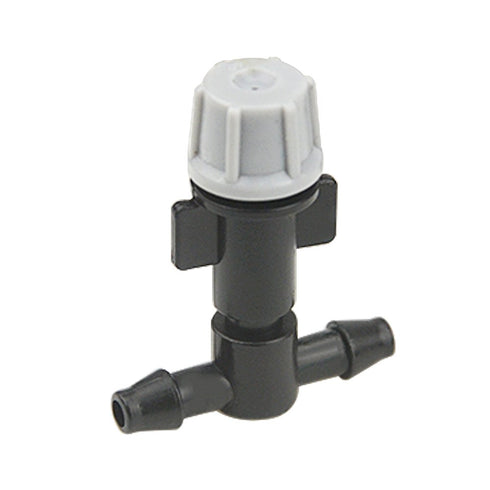 XINGYHENG 100Pcs Garden Irrigation Kit, Adjustable Misting Drippers with Tee Connector for Flower Pot Garden