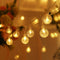 WFGGEH Globe String Lights Plug in, 10ft 20 LED Globe Crystal Ball Warm