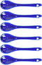 Albedel Blue 6 pcs Porcelain Egg Spoons Ceramic Spoons 4.7 inch Coffee Dessert