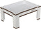 Qinfly Large Chicken Picnic Table Feeder No Waste with Removable Plastic Tray,Chicken Coop