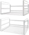 Nxconsu 2Pack Under Shelf Storage Basket Organizer, Heavy Duty White Hanging Holder for Cabinet Pantry Kitchen