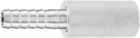 JoyTube Stainless Steel Aeration Stone, 0.5 Micron Diffusion Stone with 1/4" Hose Barb, Pack of 2