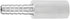 JoyTube Stainless Steel Aeration Stone, 0.5 Micron Diffusion Stone with 1/4" Hose Barb, Pack of 2