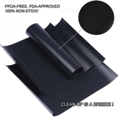 Heavy Duty Oven Liner, Teflon Liner BBQ Grill Mats, Dishwasher Safe, Best Oven Mat for Bottom of Oven (2 Pack, 40 *