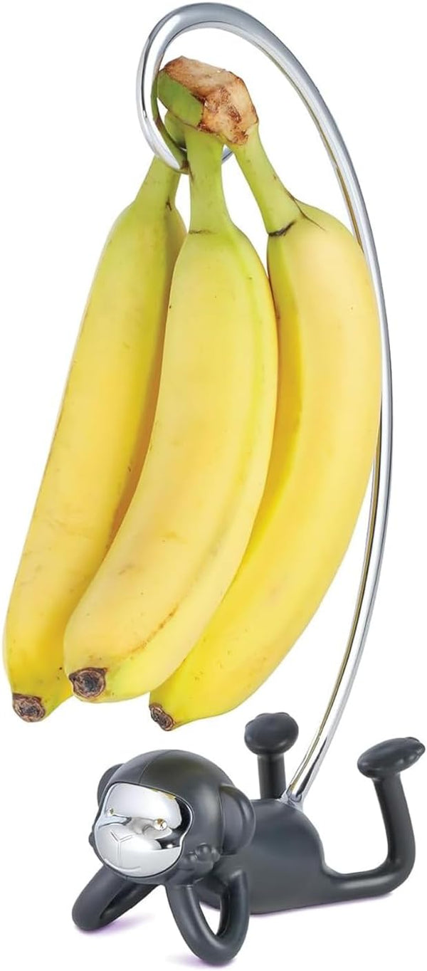 Pund'it Monkey Banana Holder, Countertop Banana Stand Hanger, Prevents Bruises and Keeps