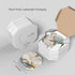 4" Set 6 UMIRRO Ceramic Stone Coasters for Drinks Absorbent with Holder for Wooden Coffee Table Decor, Stoneware Cup