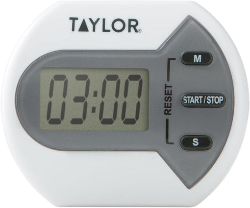 Taylor Digital Timer, Counts Up and Down for School, Learning, Projects, Kitchen Tasks