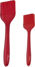 HOTEC Silicone Basting Brushes, Heat Resistant Pastry Brushes for BBQ and Baking, Red 2