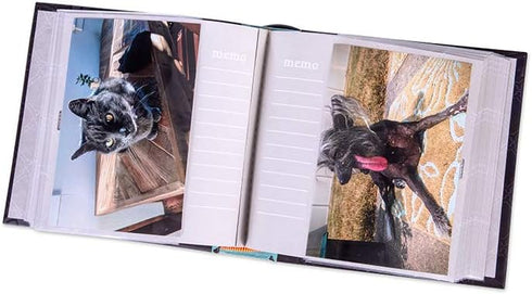Malden International Designs Woof Photo Album, Blue, 80-4x6