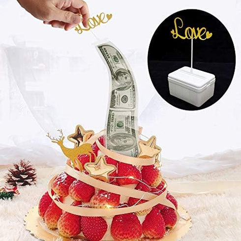 Cake Money Box, Small Money Pulling Cake Making Mold - 4.3X3.1X2.7 inch